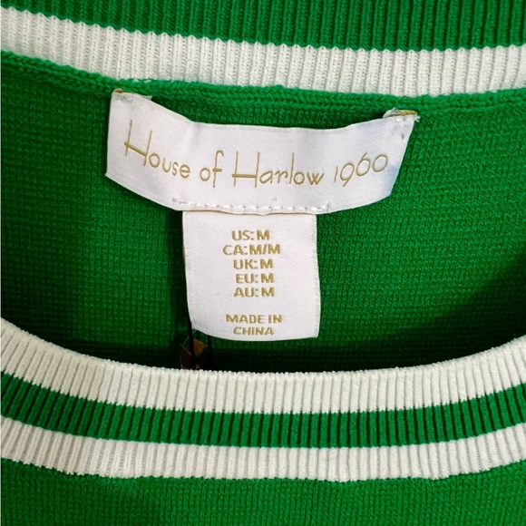 House of Harlow•GREEN BEE/CLOUD DANCER•Skirt•Tank•Set•Sz M•NWT - Picture 5 of 11